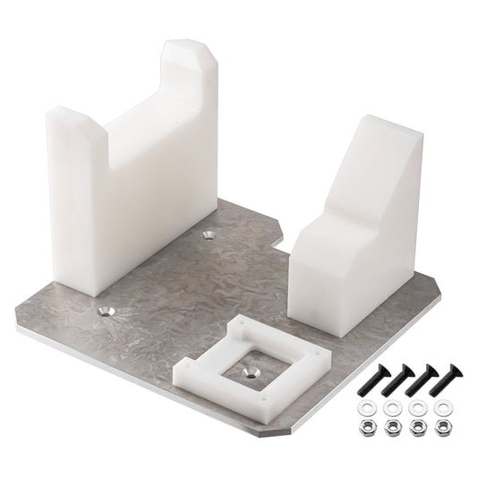 DRIVE UNIT DUAL MOTOR CRADLE - DELRIN WHITE (REVB)