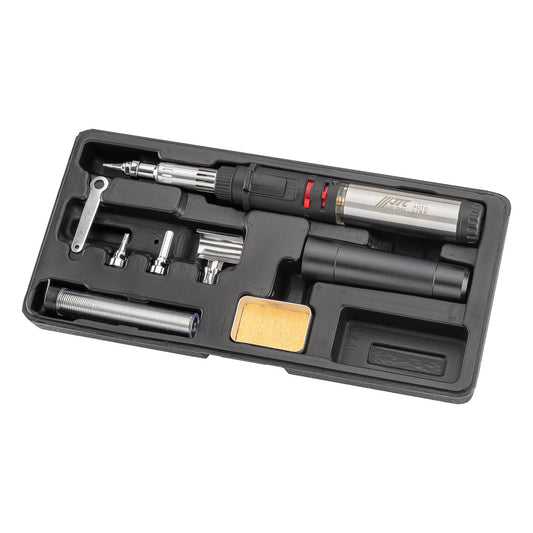 CORDLESS, SELF-IGNITING SOLDERING IRON AND HEAT TOOL KIT