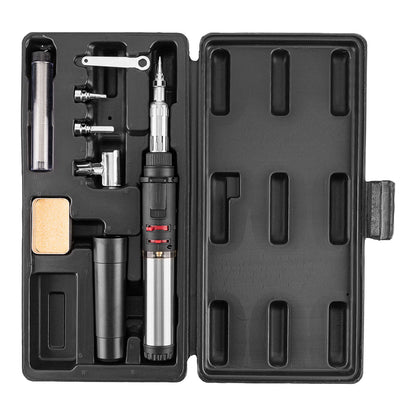 CORDLESS, SELF-IGNITING SOLDERING IRON AND HEAT TOOL KIT