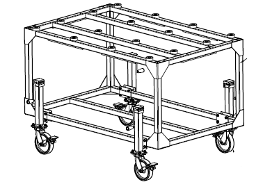 ASY, BATTERY TABLE, MANUAL LIFT